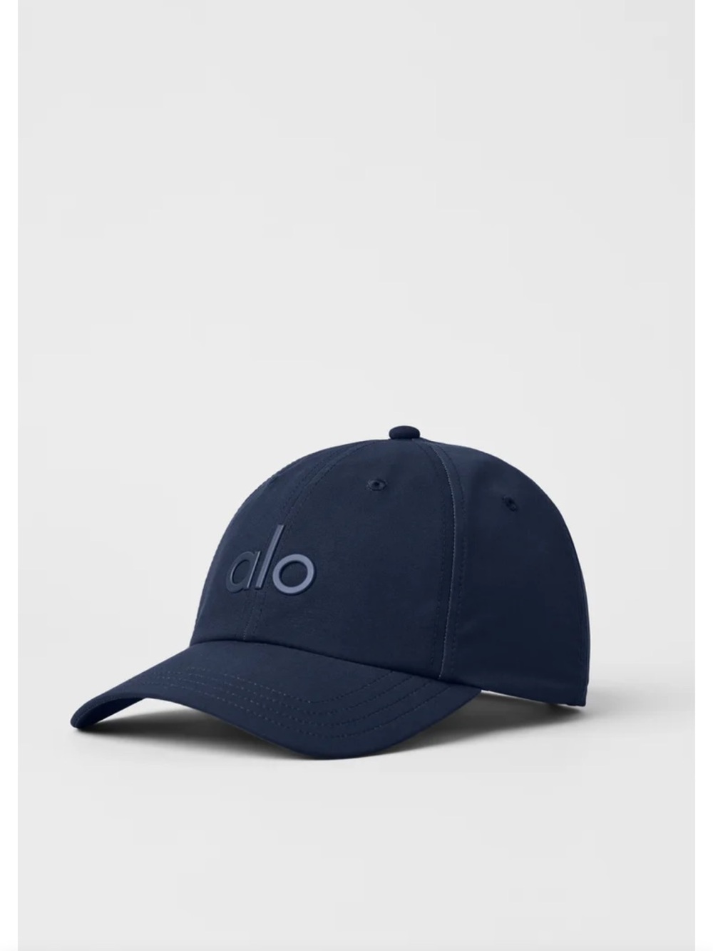 ALO Yoga Men’s Navy Logo Cap